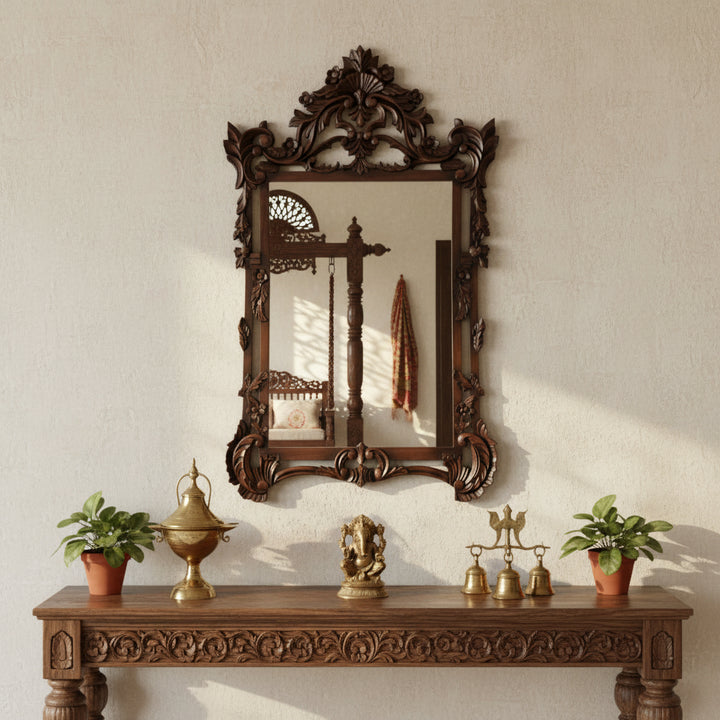 Maharaja Carved Mirror Frame (Frame Only)