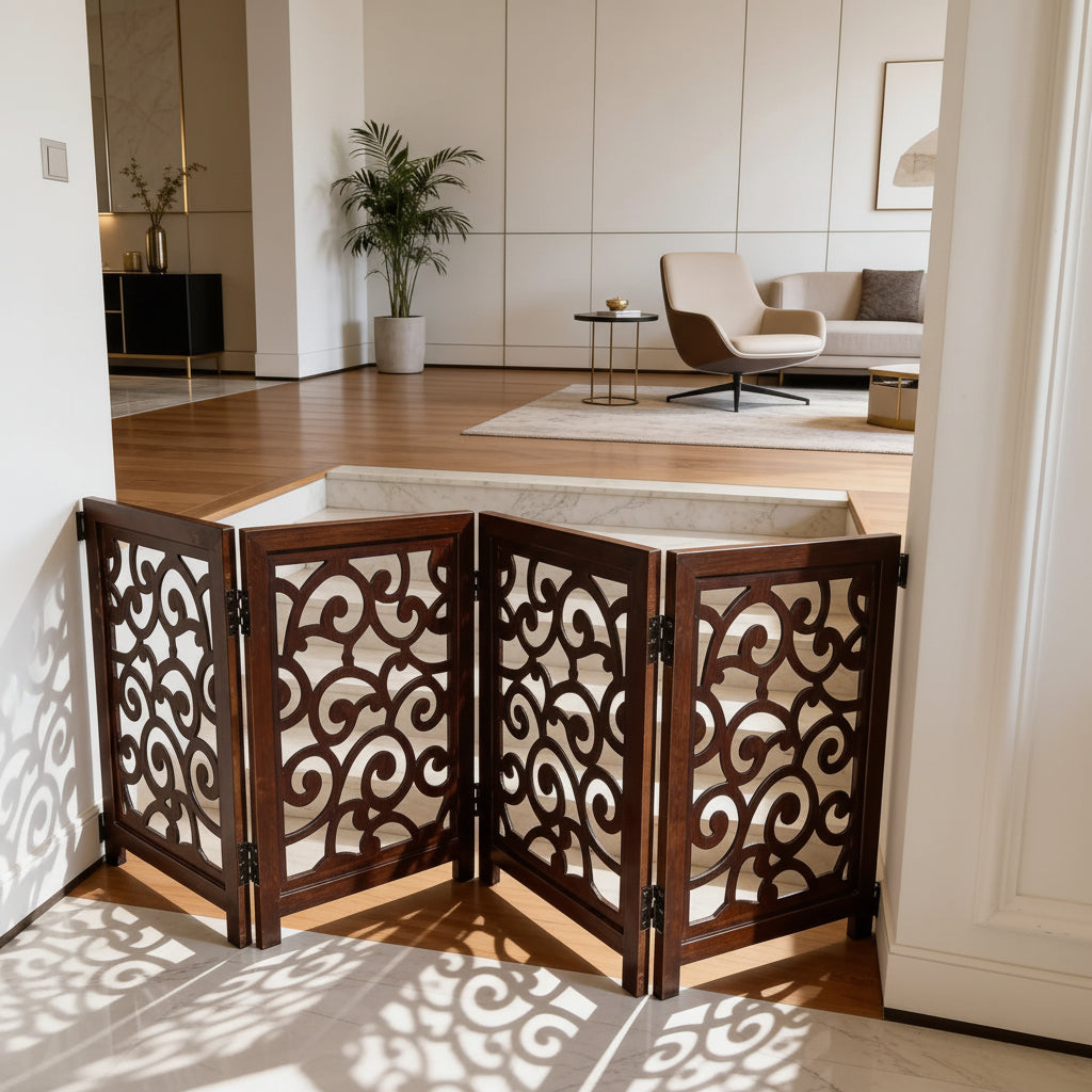 Wooden Safety Gate for Kids & Pets