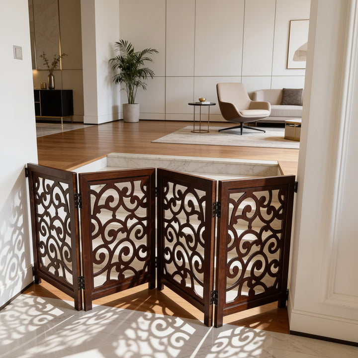 Wooden Safety Gate for Kids & Pets