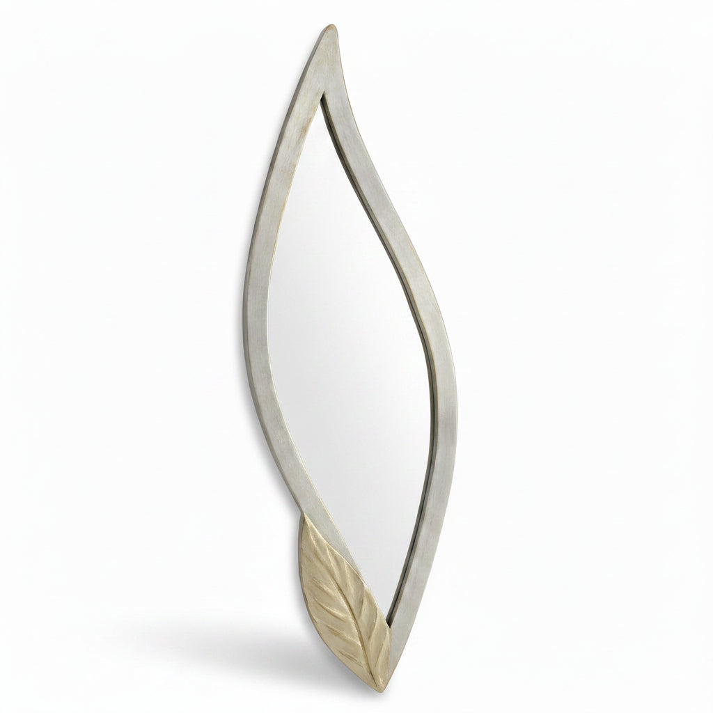 Sylvan Dual-Tone Vintage Oval Wall Mirror Frame (Frame Only)