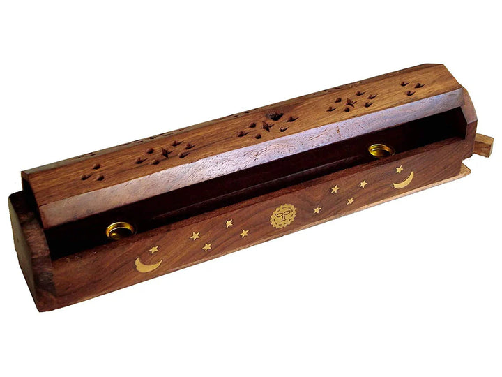 Sheesham Wood Incense Stick Holder – Brown