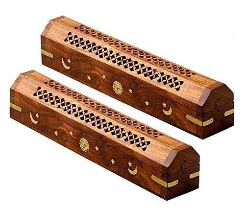 Wooden Incense Stick Holder – Set of 2