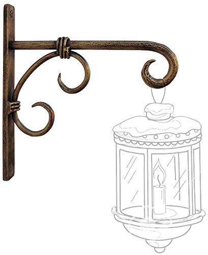 Spiritual Iron Wall Decor – Gold (18 cm)