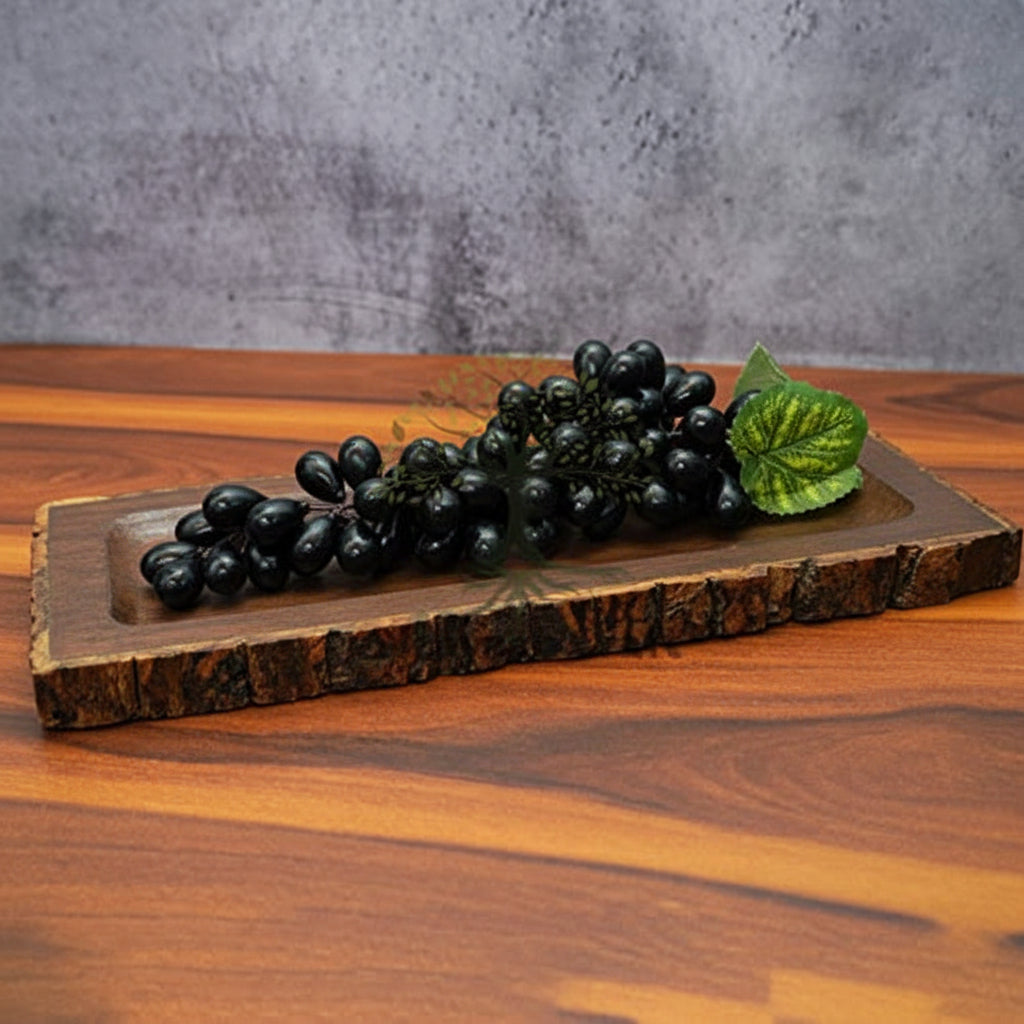 Handcrafted Rectangular Mango Wood Nested Platter