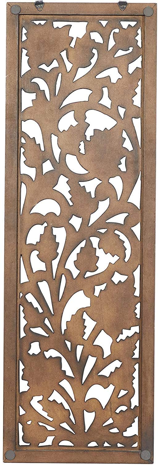 Antique Wooden Wall Art Panel (Gold, 44*18 Inch)