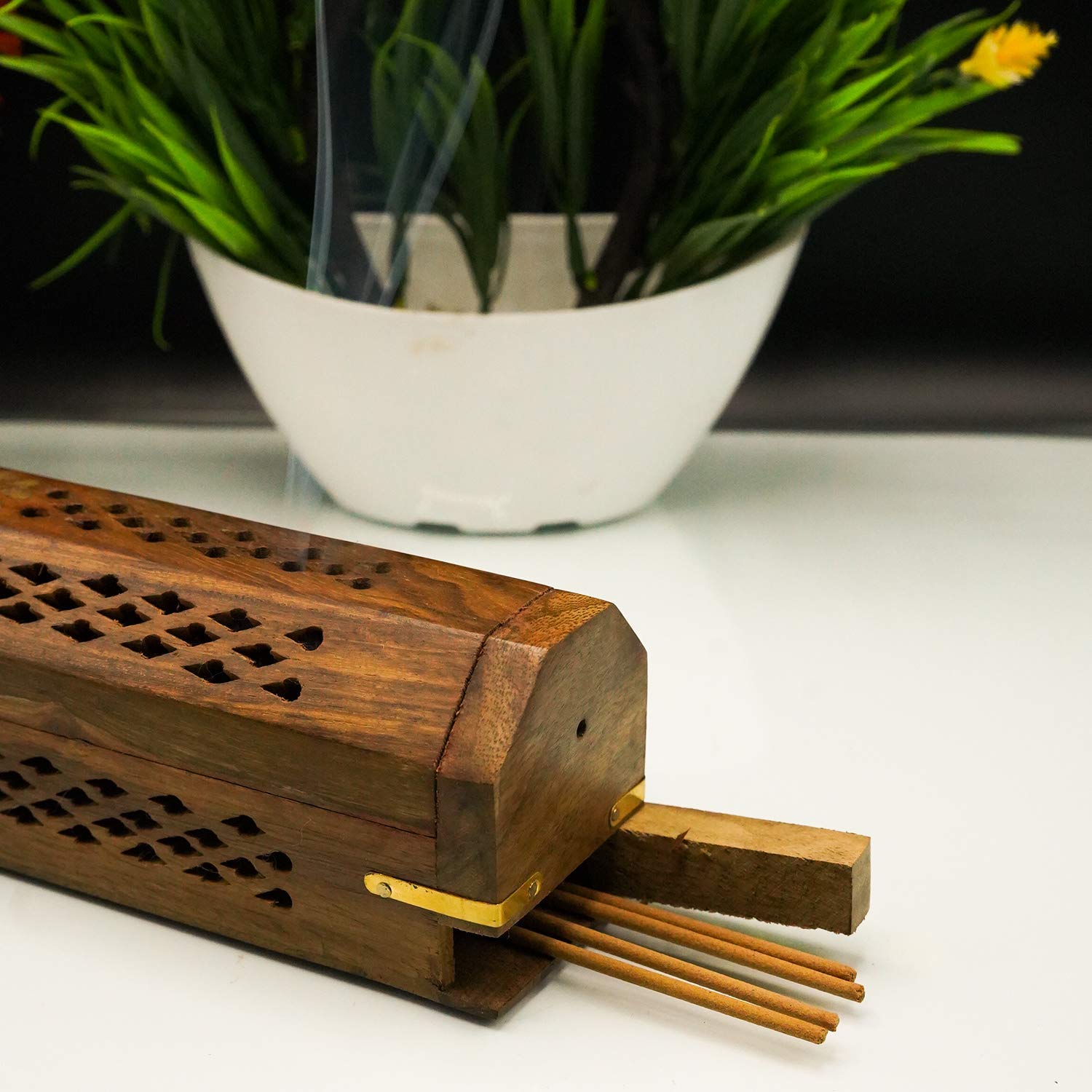 Incense Stick Wooden Holder 2 pcs Set