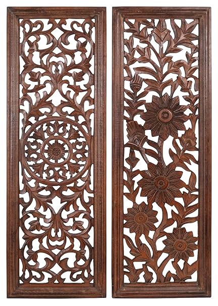Decorative Handmade Wooden Wall Panels – Set of 2