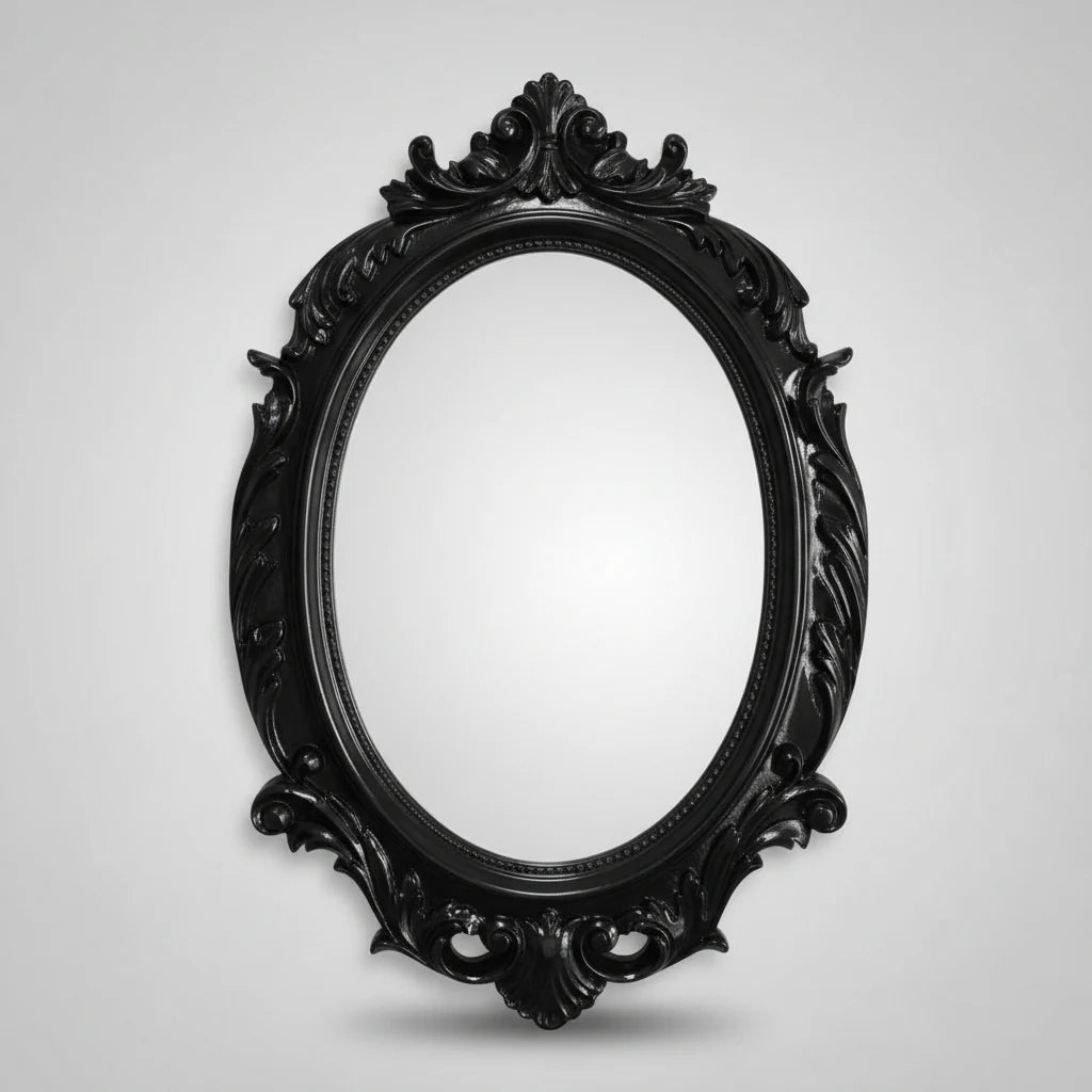 Oval Shape Vanity Wall Mirror Frame (Frame Only)