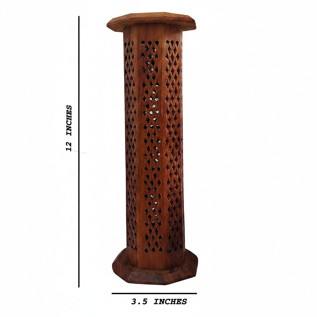 Handcrafted Tower Incense & Dhoopbatti Burner
