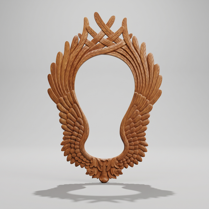 Royal Plate Carved Mirror (Frame Only) 