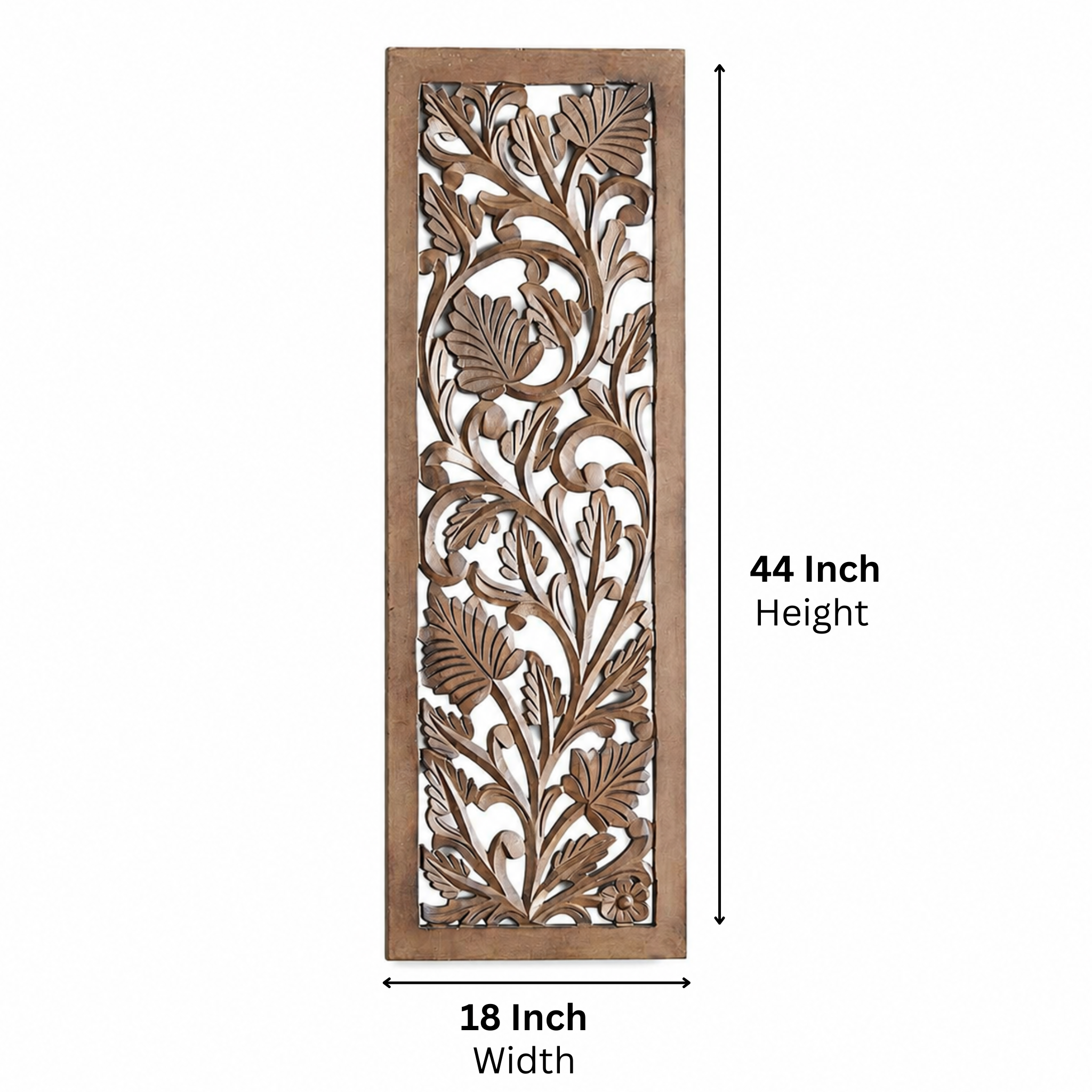 Antique Wooden Wall Art Panel (Gold, 44*18 Inch) 
