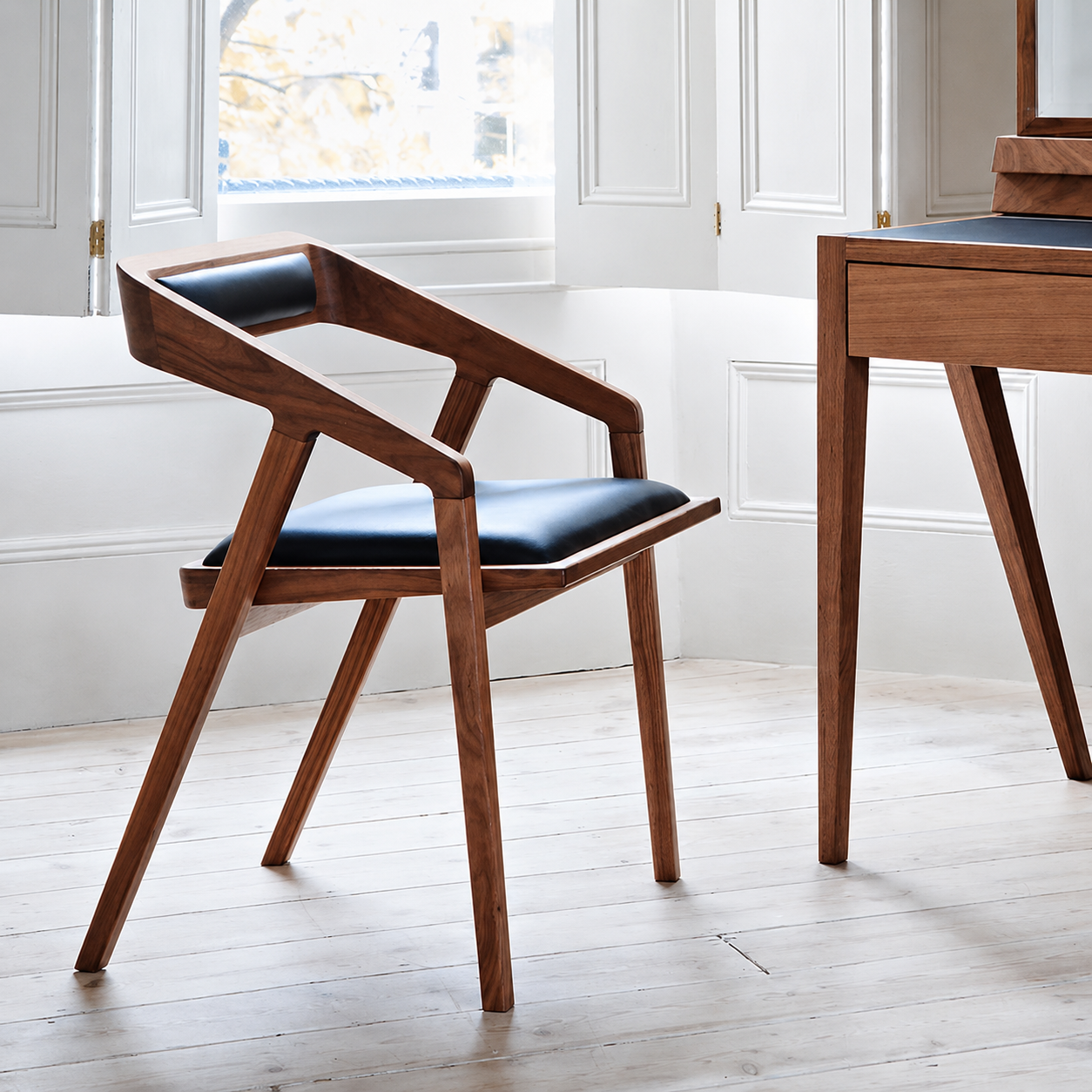 Modern Sheesham Wood Dining & Office Chair